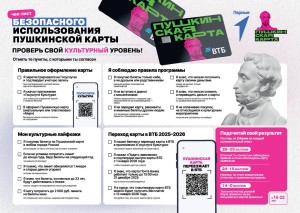 Чек-лист пушкинская карта